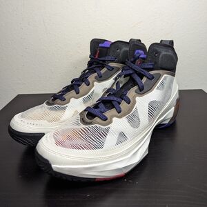 Nike Mens Sizes 12 Air Jordan XXXVII 37 Beyond Borders White Black Multicolor